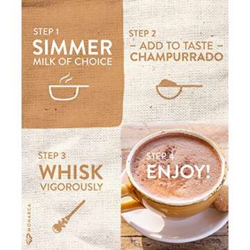 Champurrado Mexican Cinnamon Atole, 10 Ounce (Pack of 2), Creamy and Rich Cinnamon Beverage Mix made with Fair Trade Cacao and Spices by La Monarca Bakery