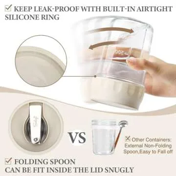 SOLIGT Overnight Oats Containers: Healthy Meal Prep Solution