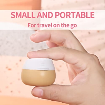 TSA Approved Silicone Travel Jars Leak-proof Toiletry Containers