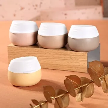 TSA Approved Silicone Travel Jars Leak-proof Toiletry Containers