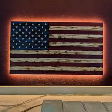 echosari Battery Powered Led Strip Lights with Remote Warm White, 8 Modes, Dimmable, Timer, Self-Adh...