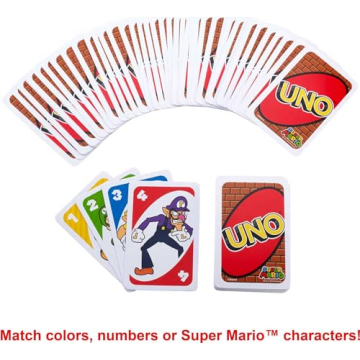 UNO Super Mario Card Game Family Fun Strategy Adventure