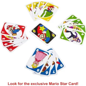 UNO Super Mario Card Game Family Fun Strategy Adventure