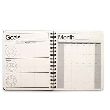 Action Publishing Minimalist Day Planner - Undated, Eco-Friendly
