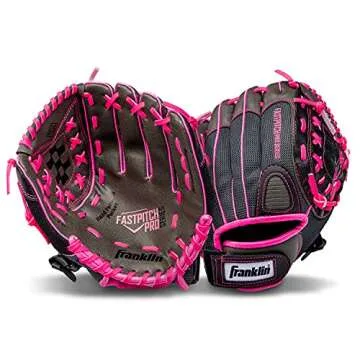 Franklin Sports Girls Softball Glove - Pink Mitt for Fastpitch and Slowpitch