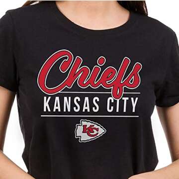 Junk Food Clothing x NFL - Kansas City Chiefs - Fan Favorite - Women's Short Sleeve Fan T-Shirt - Si...