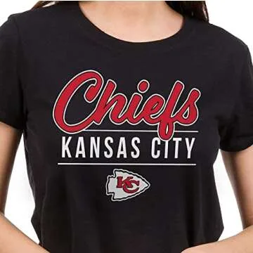 Junk Food Clothing x NFL - Kansas City Chiefs - Fan Favorite - Women's Short Sleeve Fan T-Shirt - Si...