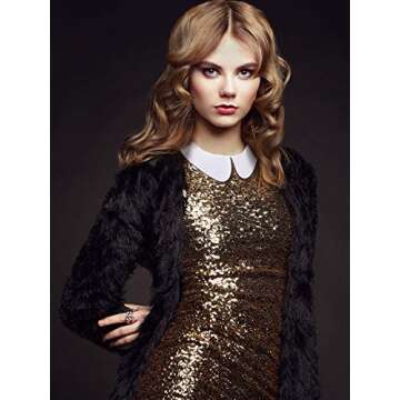 Sumind Fake Collar Faux Doll Collar Detachable Blouse Half Shirts Collar for Women Skirt Dress Blouse, White