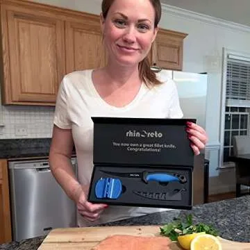 Rhinoreto Fillet Knife Set - Sharp German Steel for Fish