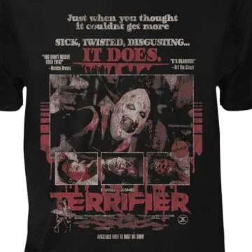 Terrifier Art The Clown Horror T-Shirt - Scary Movie Merch