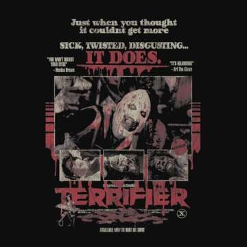 Terrifier Art The Clown Horror T-Shirt - Scary Movie Merch