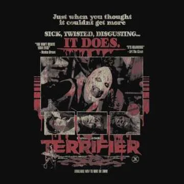 Terrifier Art The Clown Horror T-Shirt - Scary Movie Merch