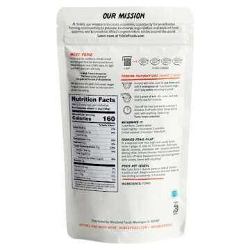 Yolele Fonio African Supergrain Ancient Grains, Precooked Gluten-Free Non GMO Organic Vegan Protein High Fiber Keto Paleo-Friendly Rice Alternative 30 oz (10 oz, 3 Pack)