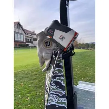 RYL/T Golf Metal Landing Pad I Metal Cart Attachment or Bag Clip for Quick and Easy Use of Magnetic ...