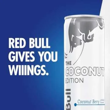 Red Bull Coconut Edition Energy Drink, 80mg Caffeine & B-Vitamins
