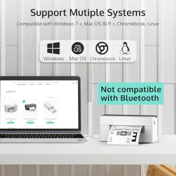 OFFNOVA High Speed 4x6 Shipping Label Printer for E-commerce