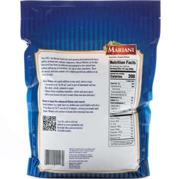 Mariani Nut - Chopped Premium California Walnuts - Gluten Free, Kosher Certified - Stand Up Bag