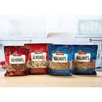 Mariani Nut - Chopped Premium California Walnuts - Gluten Free, Kosher Certified - Stand Up Bag