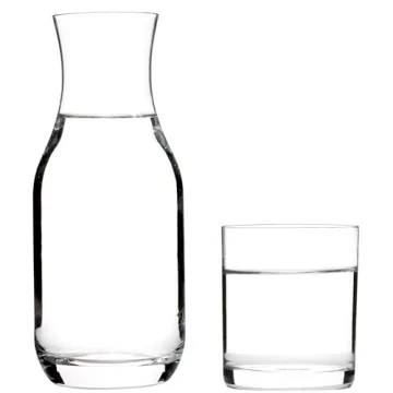 Lily's Home 16oz Night Water Carafe with Tumbler Glass