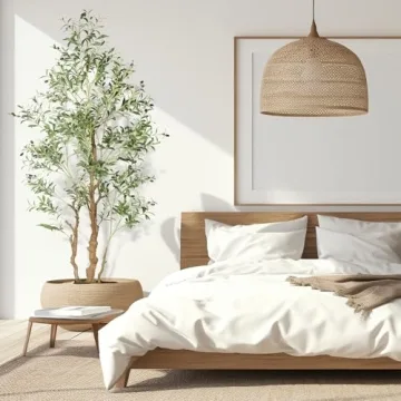 Stunning OXLLXO 7.2ft Olive Tree for Home Decor