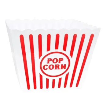 Large Eco-Friendly Popcorn Bucket for Gift Baskets & More