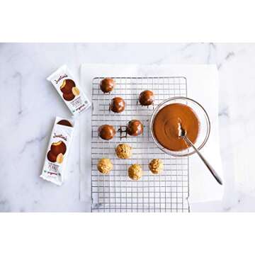 Justin's Organic Milk Chocolate Peanut Butter Cups, Rainforest Alliance Certified Cocoa, Gluten-free, Responsibly Sourced, 12 Pack (2 cups each)