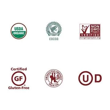 Justin's Organic Milk Chocolate Peanut Butter Cups, Rainforest Alliance Certified Cocoa, Gluten-free, Responsibly Sourced, 12 Pack (2 cups each)