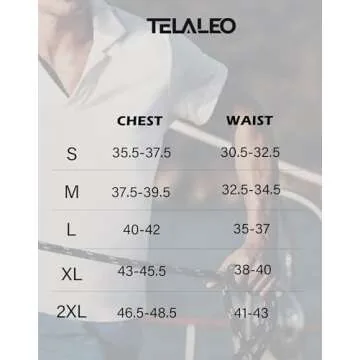 TELALEO Men's Quick Dry Polo Shirts 5 Pack - Ultimate Comfort