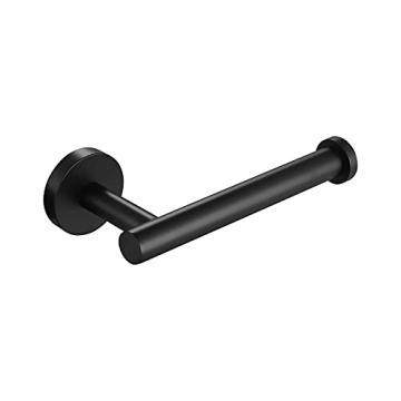 Modern KES Black Toilet Paper Holder - Stainless Steel