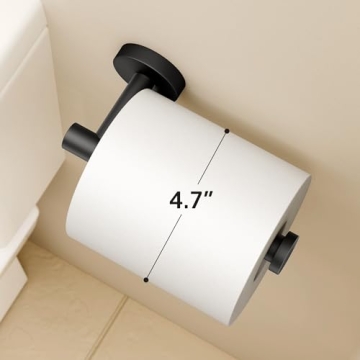 Modern KES Black Toilet Paper Holder - Stainless Steel