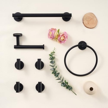 Modern KES Black Toilet Paper Holder - Stainless Steel