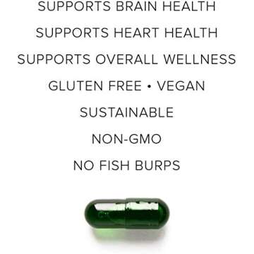 Truvani Algae Omega 3 | Vegan DHA Fatty Acids for Health
