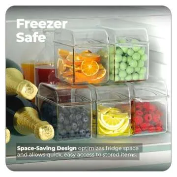 Ice Chilled Condiment Caddy with 5 Containers for Parties