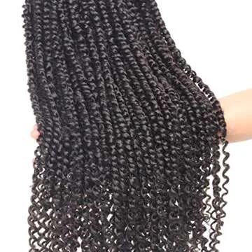 Leeven 22 Inch 1 pack Pre-twisted Passion Twst Crochet Hair Pre-looped Crochet Braids Hair for Passion Twist Braiding Twists Hair (22" 1pack(15strands), T27#)