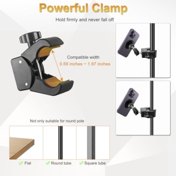 Mic Stand Phone Holder for MagSafe Phones and More