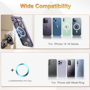 Mic Stand Phone Holder for MagSafe Phones and More