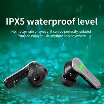 Togetface Wireless Earbuds: 36H Playback, IPX5 Waterproof