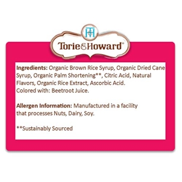 Chewy Fruities Organic Candy Torie & Howard 4 Ounce Bag