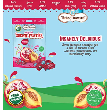 Chewy Fruities Organic Candy Torie & Howard 4 Ounce Bag