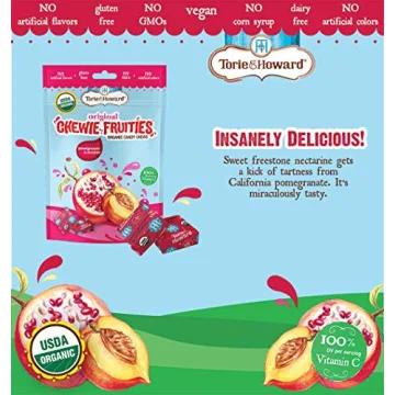 Chewy Fruities Organic Candy Torie & Howard 4 Ounce Bag