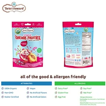 Chewy Fruities Organic Candy Torie & Howard 4 Ounce Bag