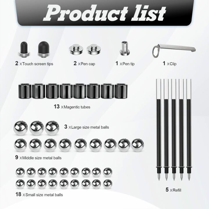 Magnetic Fidget Pen - Deformable & Multifunctional