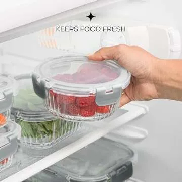 JoyJolt 24pc Fluted Glass Storage Containers with Lids. 12 Airtight, Freezer Safe Food Storage Containers, Pantry Kitchen Storage Containers, Glass Meal Prep Containers for Lunch