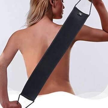SwanMyst Microfiber Back Applicator for Easy Self Tanning