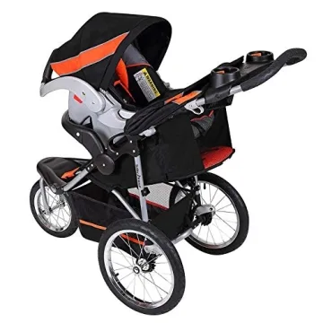 Baby Trend Expedition® Jogger Travel System with EZ Flex-Loc® Infant Car Seat, Millenium Orange