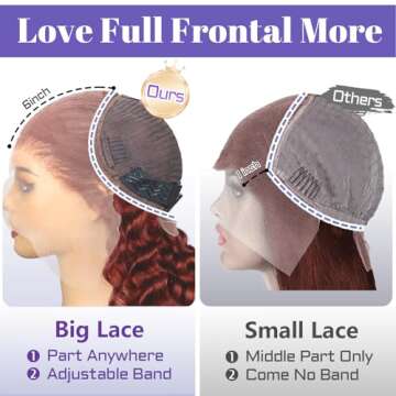 Sathen 13x6 Reddish Brown Lace Front Wig for Women