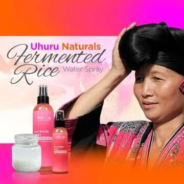 Uhuru Naturals Rice Water Spray for Healthy Hair Growth