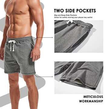 Shop AMY COULEE Mens Athletic Workout Shorts Today!