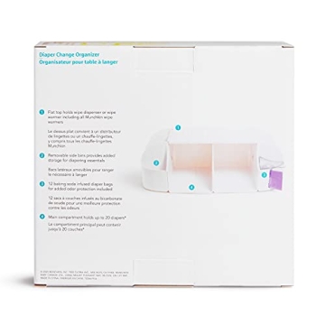 Munchkin Diaper Change Organizer Perfect for New Parents