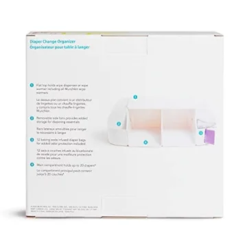 Munchkin Diaper Change Organizer Perfect for New Parents